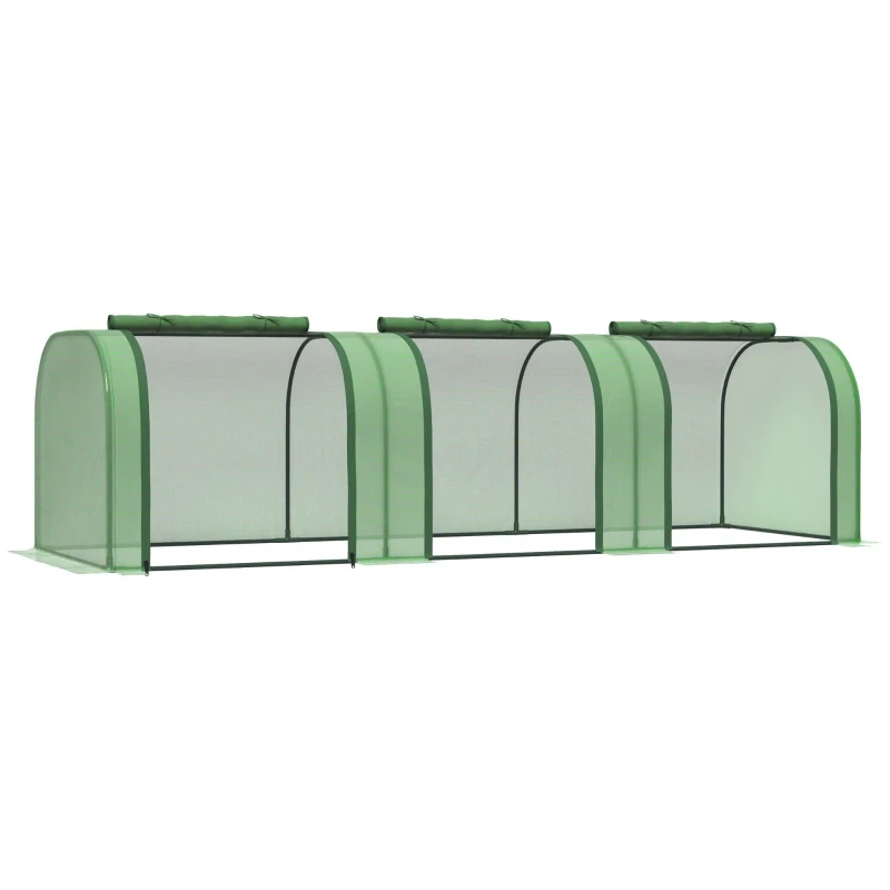 Ti Mini Green House Ak Pòt Zip