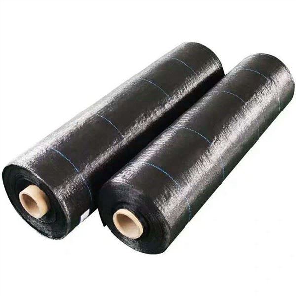 4m Laje PP Woven Ground kouvri raje twal Weed Weed Barrier Mat Pou jaden Anti gras Koresponn ak